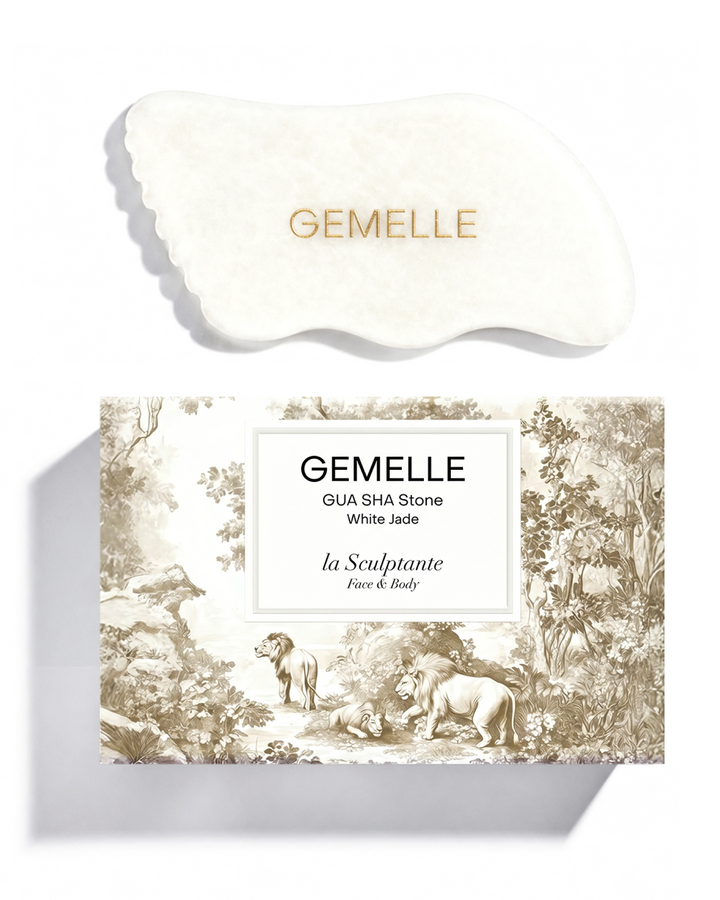 La Sculptante - White Jade Gua Sha Tool for Face & Body